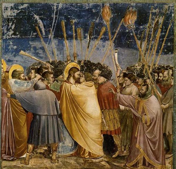 GIOTTO di Bondone The Arrest of Christ oil painting image